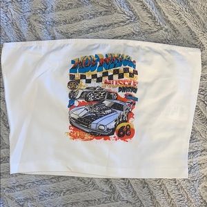 NWOT HOT WHEELS 🏎 tube top y2k